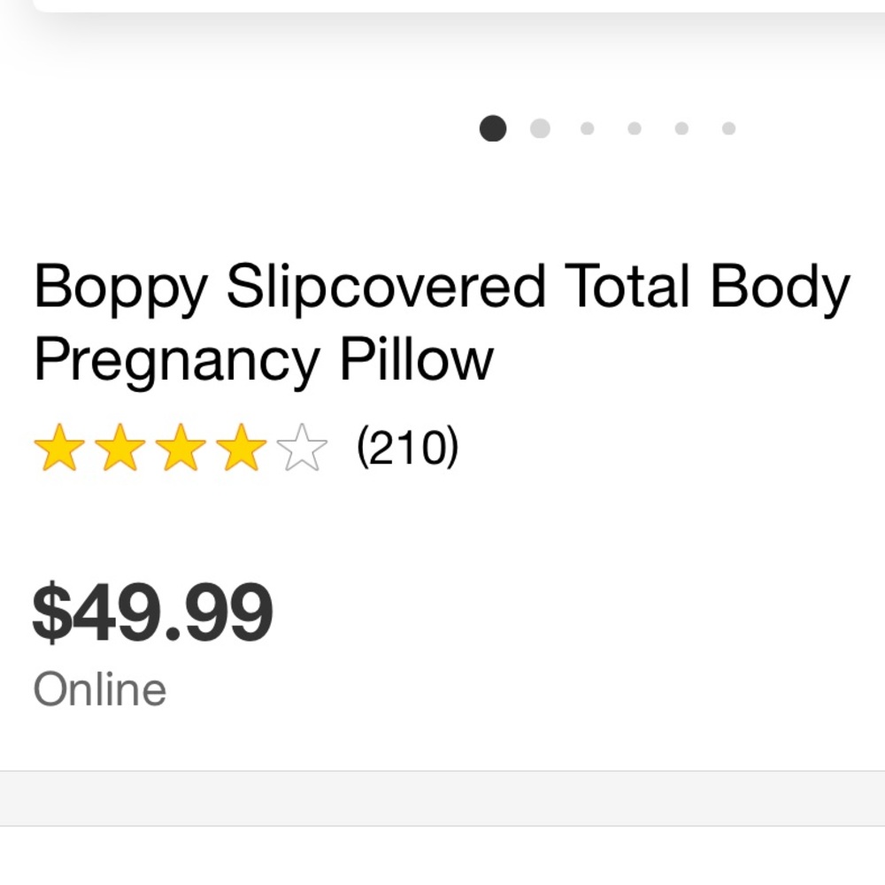 Boppy slip covered total body pregnancy pillow. - Picture 3 of 3